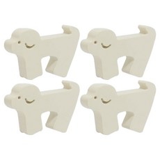 Allday Lab EVA 狗狗門擋 防夾手用品, 象牙白, 4個