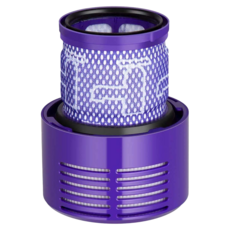 YEER醫悅氛芳 後置HEPA濾網 美台版長款 6層排氣孔 可水洗 副廠 黑色, Dyson V10適用, 1個