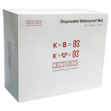 키니비니 클린핏 일회용 방수요 와이드형 방수매트 10p, 1개, 그레이