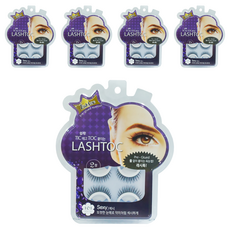 lashtoc 黏膠式假睫毛 2對入, 101 SEXY, 5盒