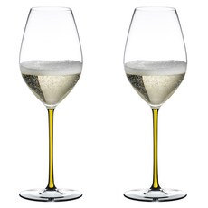 RIEDEL Fatto a Mano 香檳酒杯 黃色 4900/28Y, 445ml, 2個