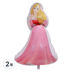 Hello Universe 生日派對用品 公主氣球, 粉紅公主, 2個