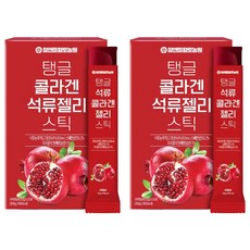 참앤들황토농원 탱글 콜라겐 석류젤리 스틱 15p, 300g, 2개