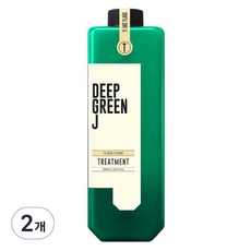 제이숲 딥그린제이 아로마 약산성 비건 트리트먼트 일랑일랑, 1L, 2개