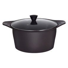 Theater系列附蓋鑄鐵陶瓷不沾雙耳鍋, 1組, 24cm, 混色