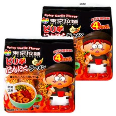 도쿄누들 에이스엠앤티 스파이시 갈릭맛 28g, 8개