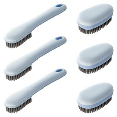 피어니스트 클린 신발 세탁 청소용 브러쉬 2종 세트, 블루, 3세트