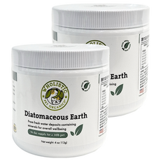 WHOLISTIC 護你姿 矽藻土，全齡犬貓適用，天然有機寵物保健品，113g, 健康護理, 2罐