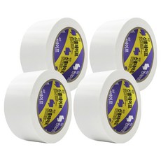Shin Hung 韓國製 大容量 Lava 布膠帶 48mm x 25M 白色, 4個