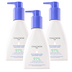 CHA&MOM 植萃神經醯胺水潤秀髮&身體沐浴乳, 300g, 3個
