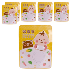 粥寶寶 無毒農 田園南瓜鮮嫩雞 12個月以上, 120g, 6包