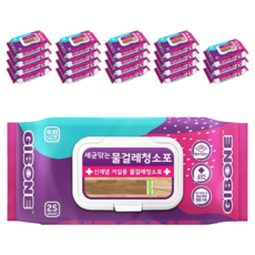 GIBONE 濕拖把清潔布特大蓋型25片, 20個