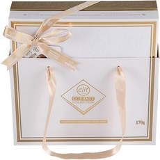 elit 伊莉特 精選綜合巧克力禮盒組 白色, 巧克力 4種, 1組, 170g