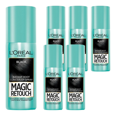 로레알파리 매직 리터치 헤어스프레이 75 ml, 블랙, 6개