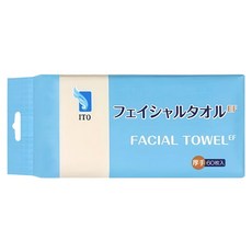 ITO 日本伊藤 抽取式洗臉巾 60張, 白色, 1包, 無香