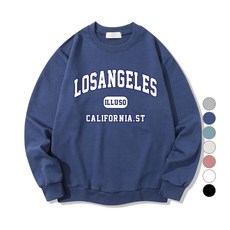 ILLUSO 男女通用特殊棉質標準洛杉磯運動衫