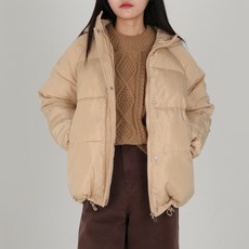 닷이프 여성용 포켓 다운 점퍼 패딩