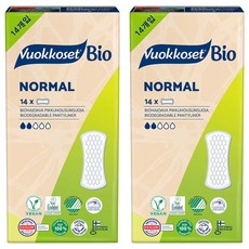 Vuokkoset Bio Normal護墊, 14片, 2包