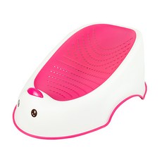 babyhood 艾兒 輔洗座 支點設計防止寶寶下滑 把手設計貼合手形輕鬆拿取, 粉色, 1個