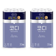 CODI 原生紙漿衛生紙, 22m, 30捲, 2袋