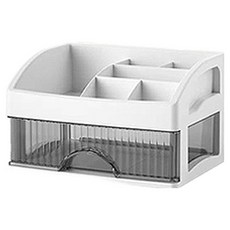 인아트 모던 화장대 2단 정리함, 검은색, 1개