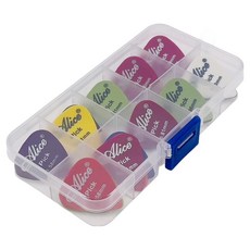 문구담 기타 피크 세트 케이스 포함, 20개