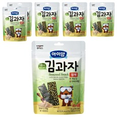 일동후디스 아이얌 김과자, 참깨, 20g, 6개