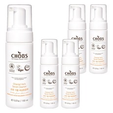 찹스 순한거품 여성청결제, 150ml, 5개