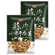 盛香珍 蒜片小魚干花生, 70g, 2包