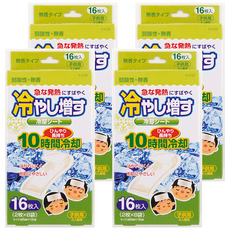 Kiyou 除虫菊 退熱貼, 16個, 4盒