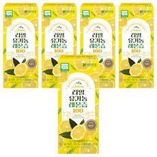 NATUREDREAM Real檸檬汁100隨身包 14條入, 280g, 5盒