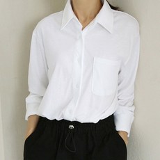 비나인 여성용 노르토 등 주름 셔츠