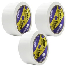 신흥테이프 라바 청면테이프 48mm x 15M 흰색, 3개