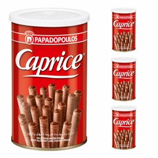 Caprice 經典榛果可可捲心酥, 115g, 4罐