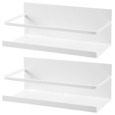 comet 冰箱磁吸置物架, 白色, 2個