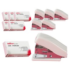 icoas 迷你釘書機釘書針組, 混合顏色, 6個