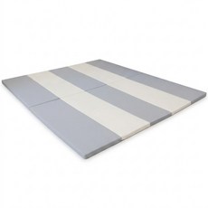 ELLKiZ 4折優質一般型摺疊地墊, Mono Gray