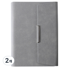Black Swan復古商務筆記本, 灰色, 2本