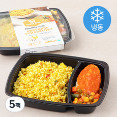 다즐샵 건강한 강황버섯볶음밥 & 두부 닭가슴살 스테이크 (냉동), 230g, 5팩