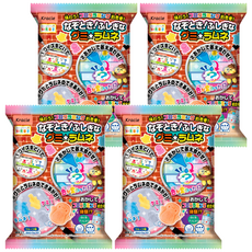 Kracie 葵緹亞 知育菓子DIY, 彈珠汽水橡皮糖食玩 (1包), 4包