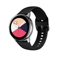 오버기어 갤럭시 워치4 5 40mm 42mm 44mm 45mm 46mm 실리콘 스트랩, 블랙(SS-7), 1개