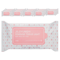 JilGyungYi 質更益 抽取式植感私密處用濕紙巾 粉色款 10張入, 10張, 20包