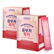 LIFEHUB 康普茶 水蜜桃風味, 5g, 30條, 2盒