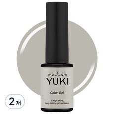 YUKI 彩色凝膠, 37號清純灰, 5g, 2個