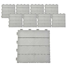 반려동물 미끄럼방지 쿠션 매트 9p, 그레이