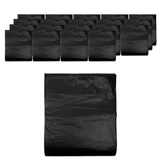 World Clean 垃圾分類用複合塑膠袋 黑色, 1000個, 60L