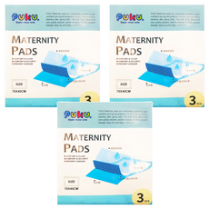 PUKU 藍色企鵝 看護墊 3入 孕婦看護墊, 70 x 40cm, 3包, 3片