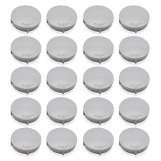 霧面粉彩冰箱磁鐵 20入, 灰色