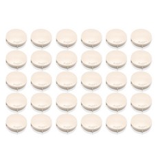 霧面粉彩冰箱磁鐵 中 30入, 黃色, 1個