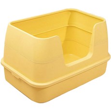 딩동펫 이지클린 접이식 고양이 화장실, 옐로우, 1개